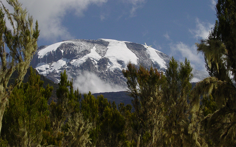 Our first up close look at Kilimanjaro